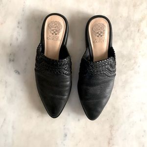 Womens Vince Camuto Black Mules